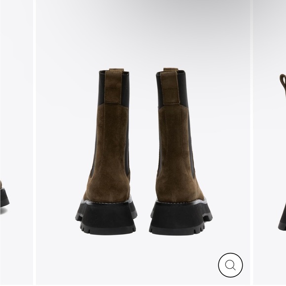 Phillip Lim. Lug Sole Combat Boot. Olive color. - Picture 3 of 3